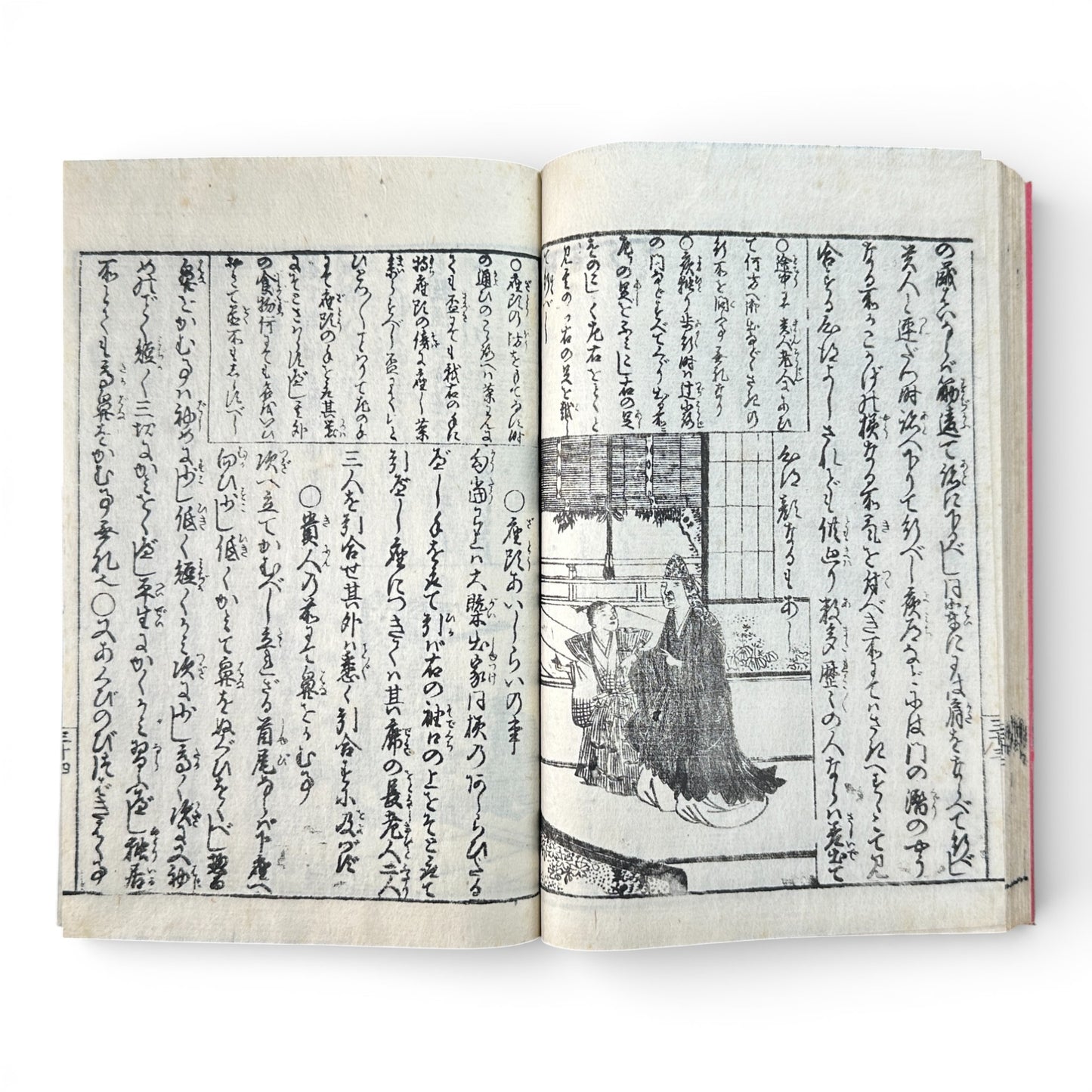 Late Edo to Early Meiji Japanese Illustrated Book – Daily Life, Customs & Narrative Scenes – Woodblock Print - B191