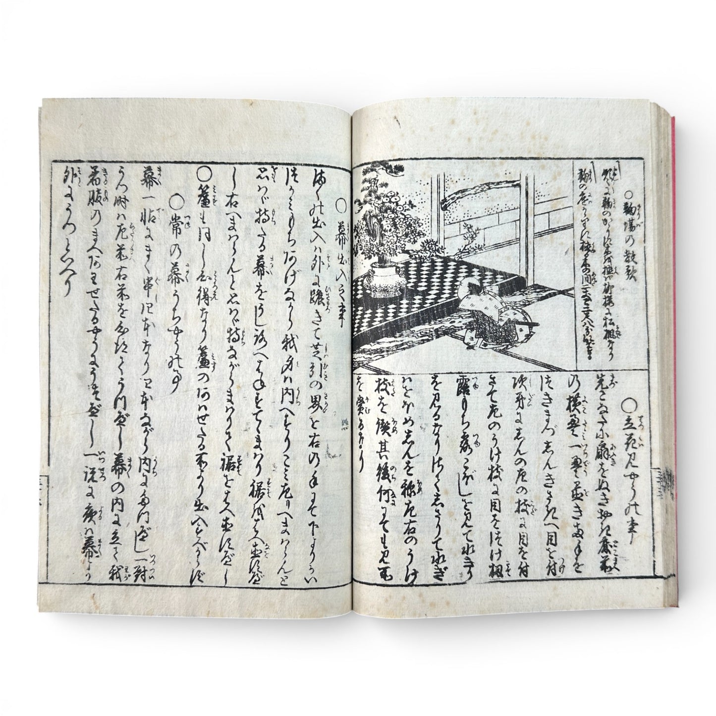 Late Edo to Early Meiji Japanese Illustrated Book – Daily Life, Customs & Narrative Scenes – Woodblock Print - B191