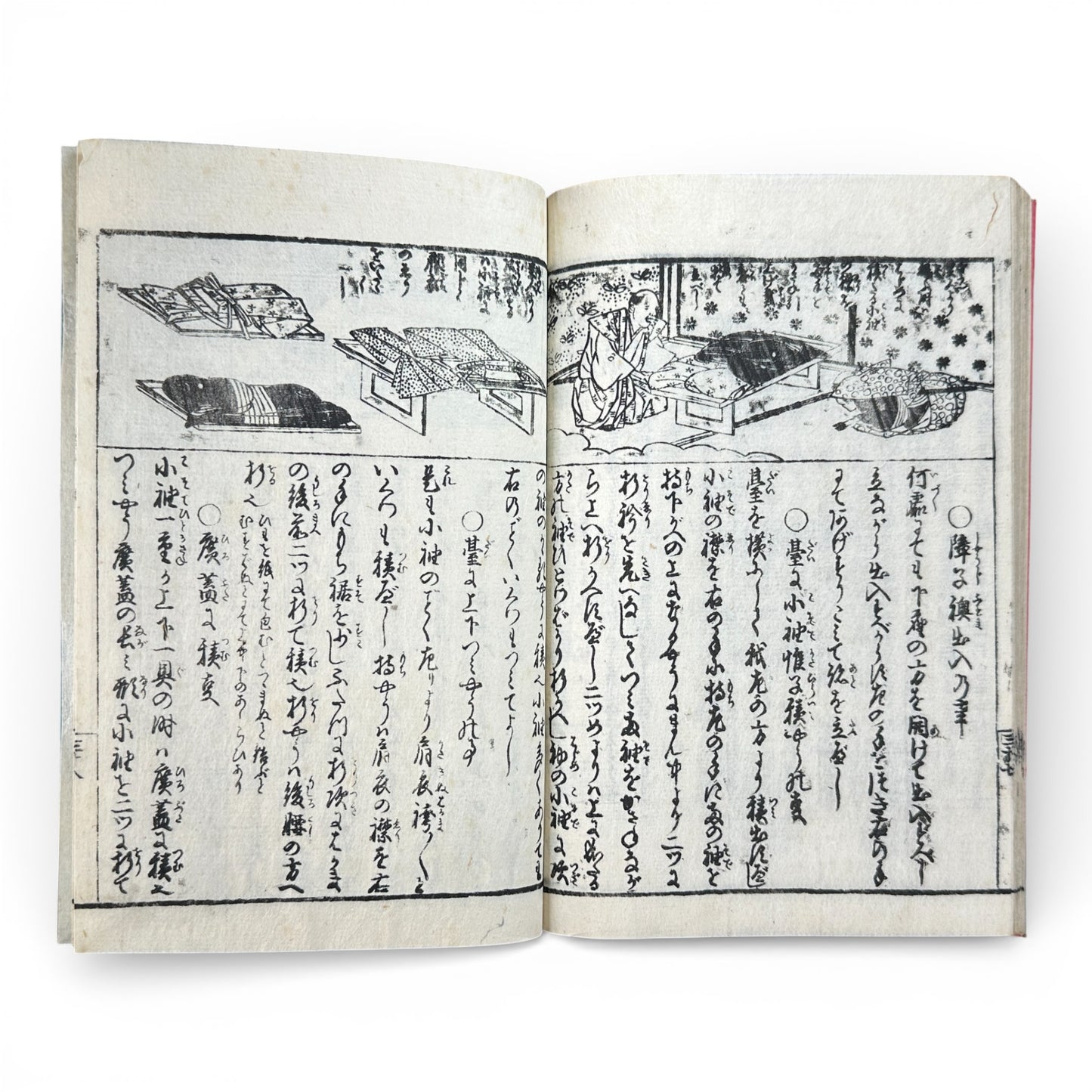 Late Edo to Early Meiji Japanese Illustrated Book – Daily Life, Customs & Narrative Scenes – Woodblock Print - B191