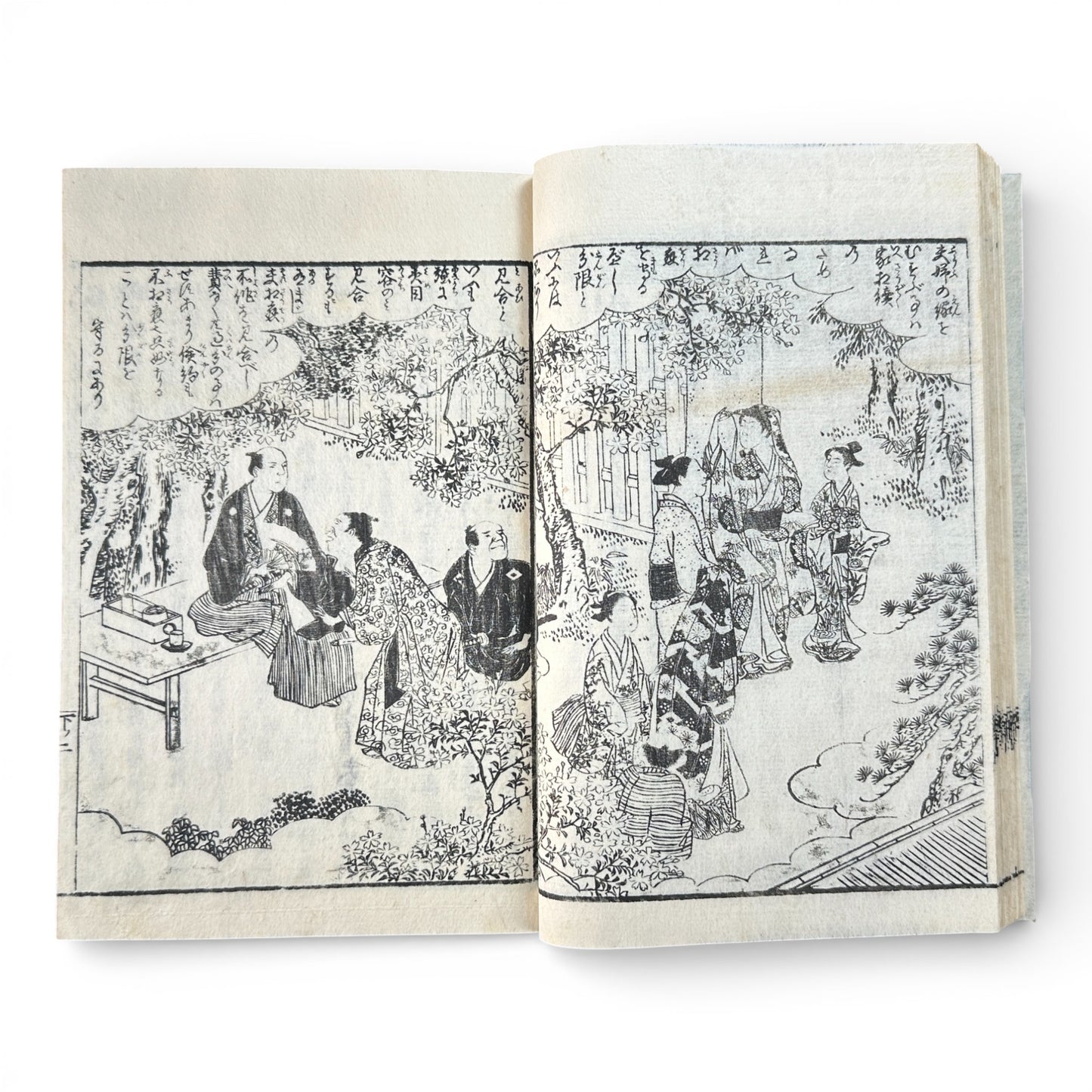 Late Edo to Early Meiji Japanese Woodblock Book – Illustrated Daily Life, Moral Tales & Practical Diagrams - B192