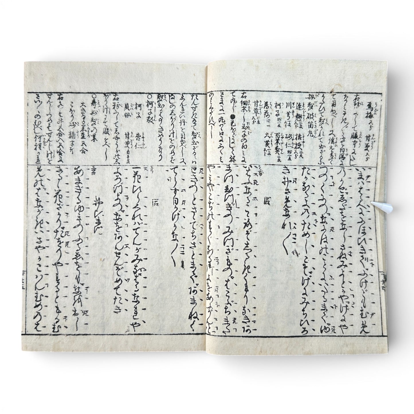 Edo–Meiji Period, Small Stories of the Floating World (Ukiyo-zōshi) – Antique Japanese Woodblock Book - B193
