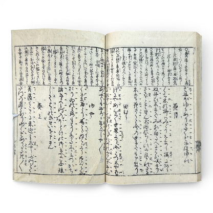 Edo–Meiji Period, Small Stories of the Floating World (Ukiyo-zōshi) – Antique Japanese Woodblock Book - B193