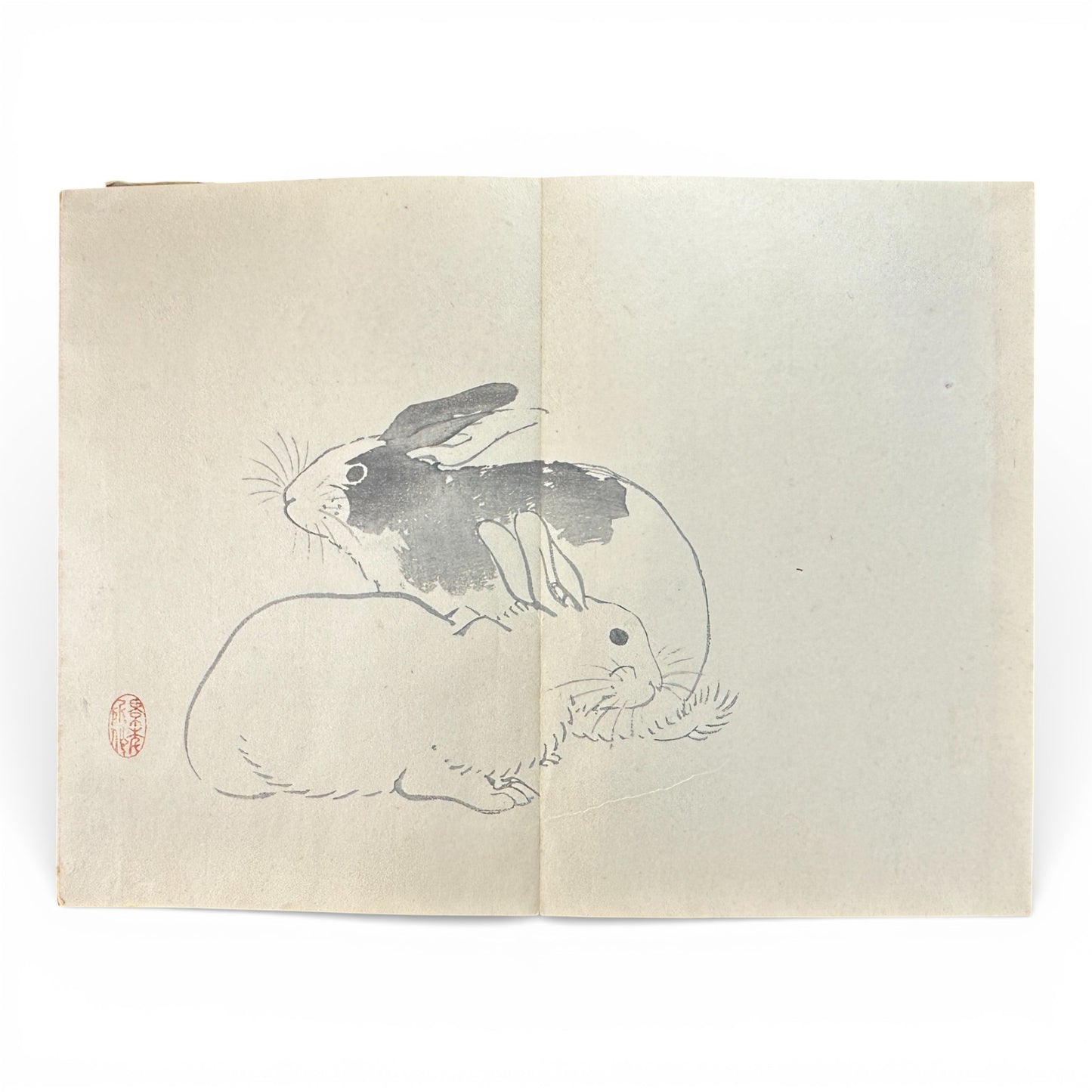 Keinen Shūgachō Vol. 6 — Meiji 39 (1906) Official Japanese Painting Manual by Imao Keinen - B194