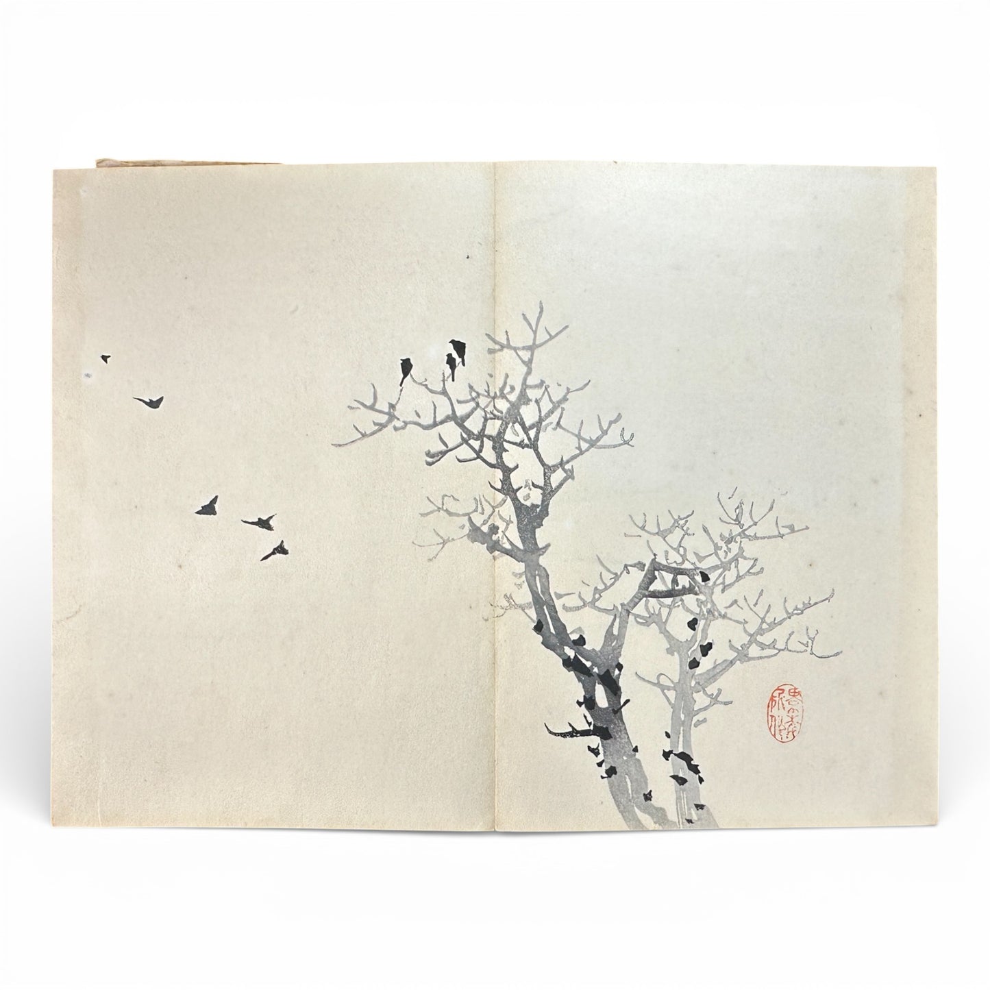 Keinen Shūgachō Vol. 6 — Meiji 39 (1906) Official Japanese Painting Manual by Imao Keinen - B194