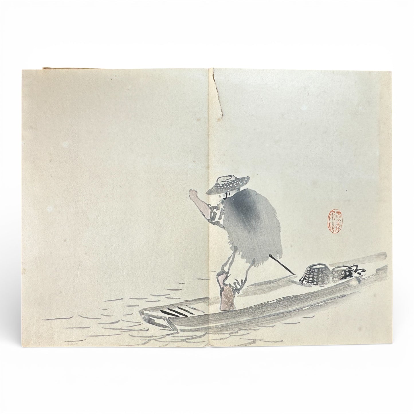 Keinen Shūgachō Vol. 6 — Meiji 39 (1906) Official Japanese Painting Manual by Imao Keinen - B194