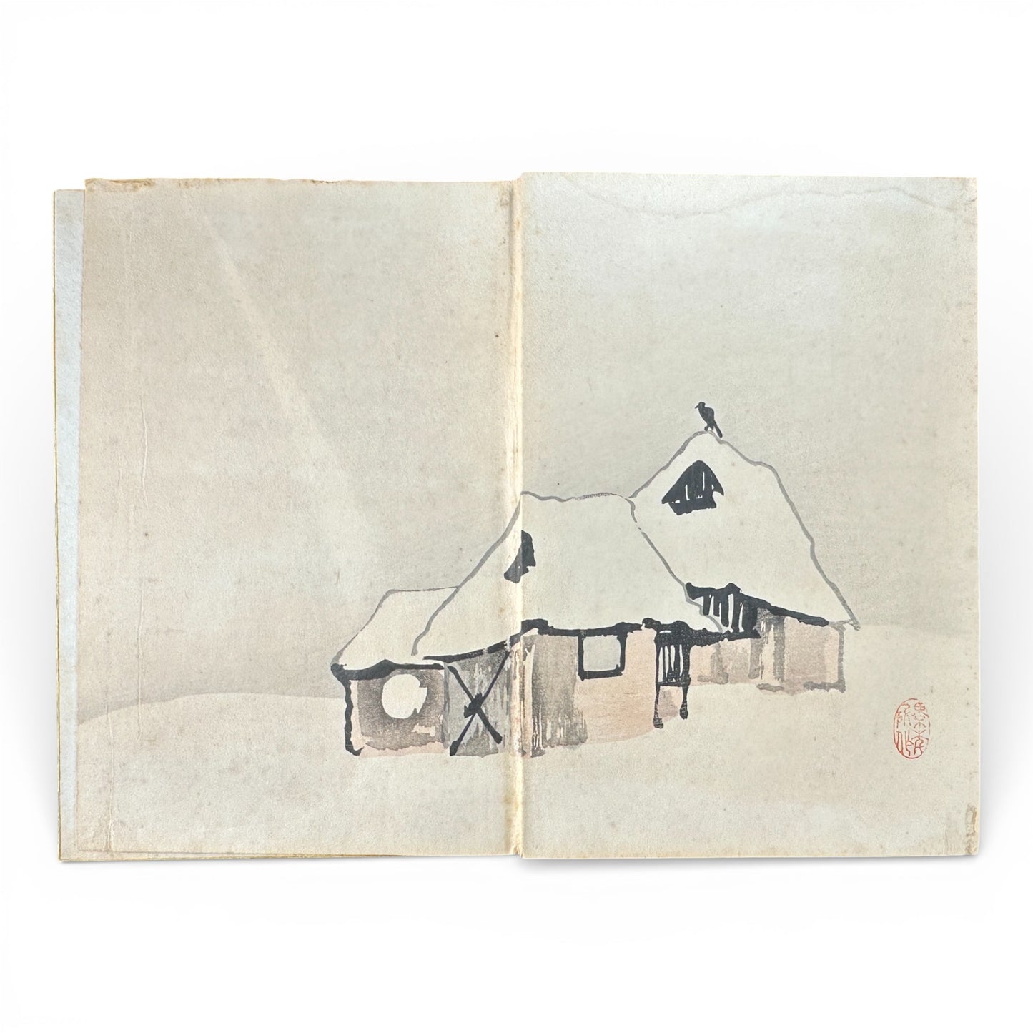 Keinen Shūgachō Vol. 6 — Meiji 39 (1906) Official Japanese Painting Manual by Imao Keinen - B194