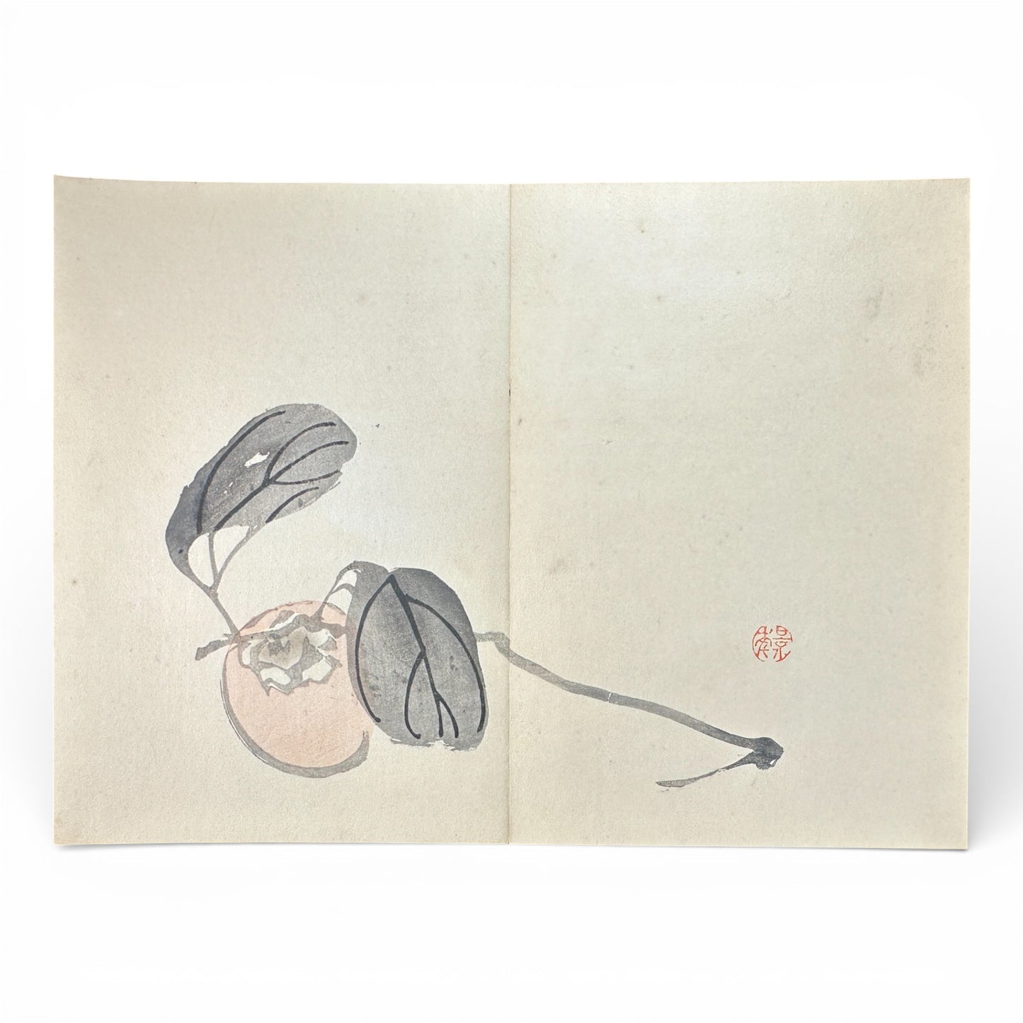 Keinen Shūgachō Vol. 2 – Antique Japanese Painting Album, Meiji 39 (1906), Ministry of Education Approved - B195