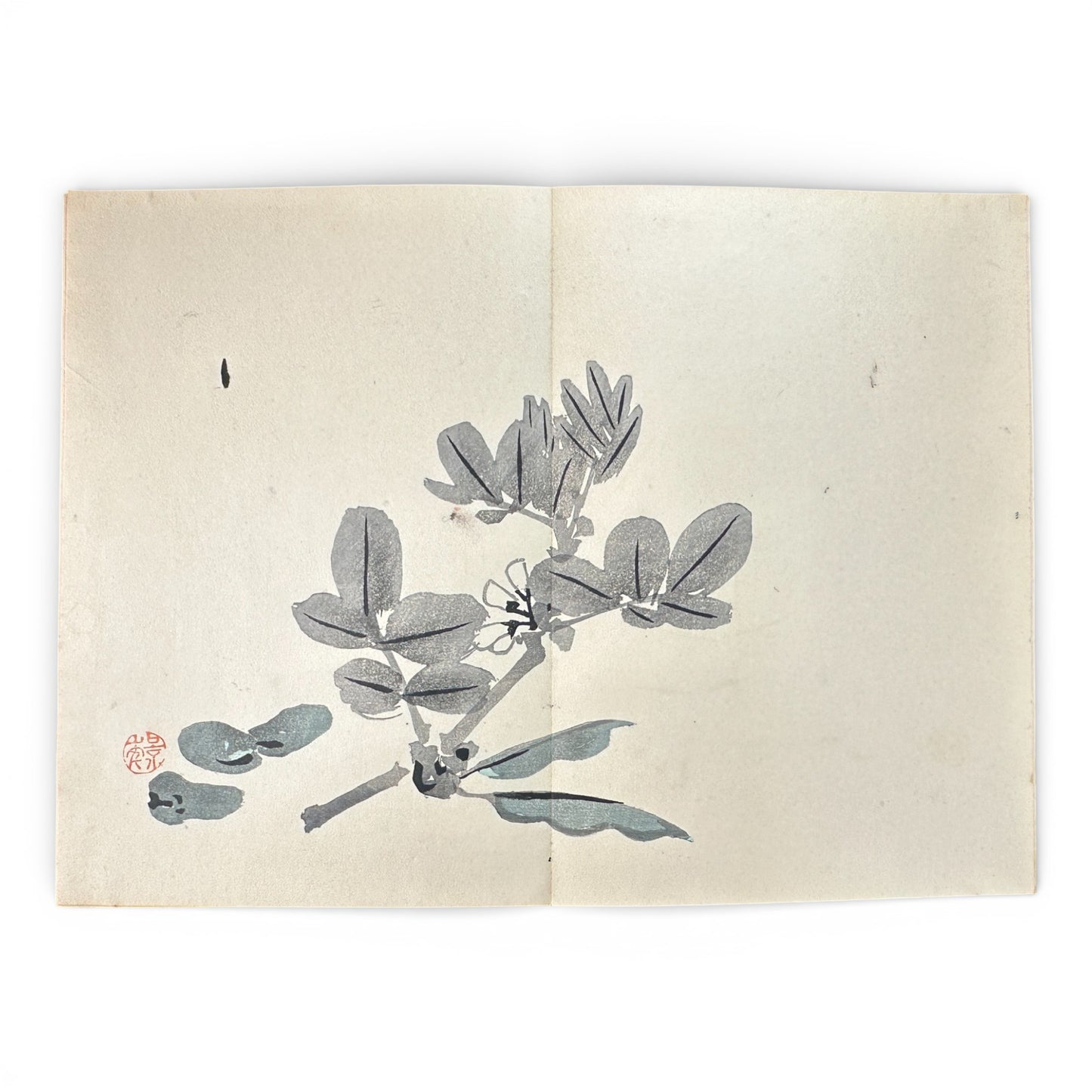 Keinen Shūgachō Vol. 2 – Antique Japanese Painting Album, Meiji 39 (1906), Ministry of Education Approved - B195