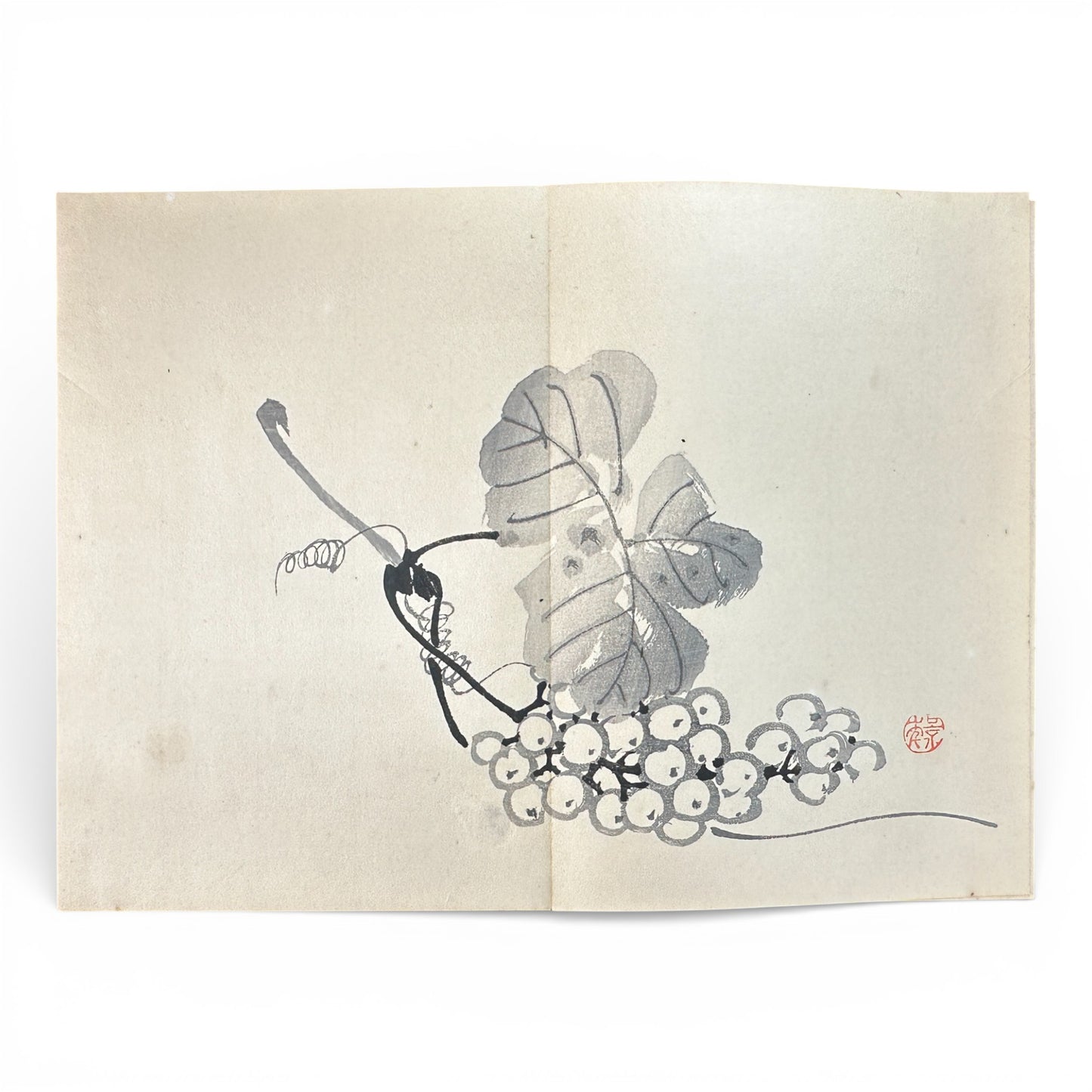 Keinen Shūgachō Vol. 2 – Antique Japanese Painting Album, Meiji 39 (1906), Ministry of Education Approved - B195