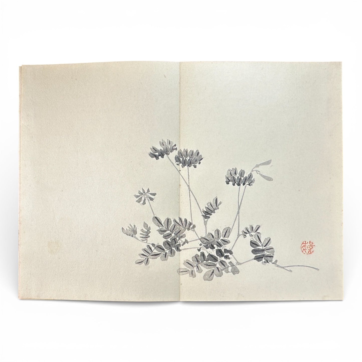 Keinen Shūgachō Vol. 2 – Antique Japanese Painting Album, Meiji 39 (1906), Ministry of Education Approved - B195