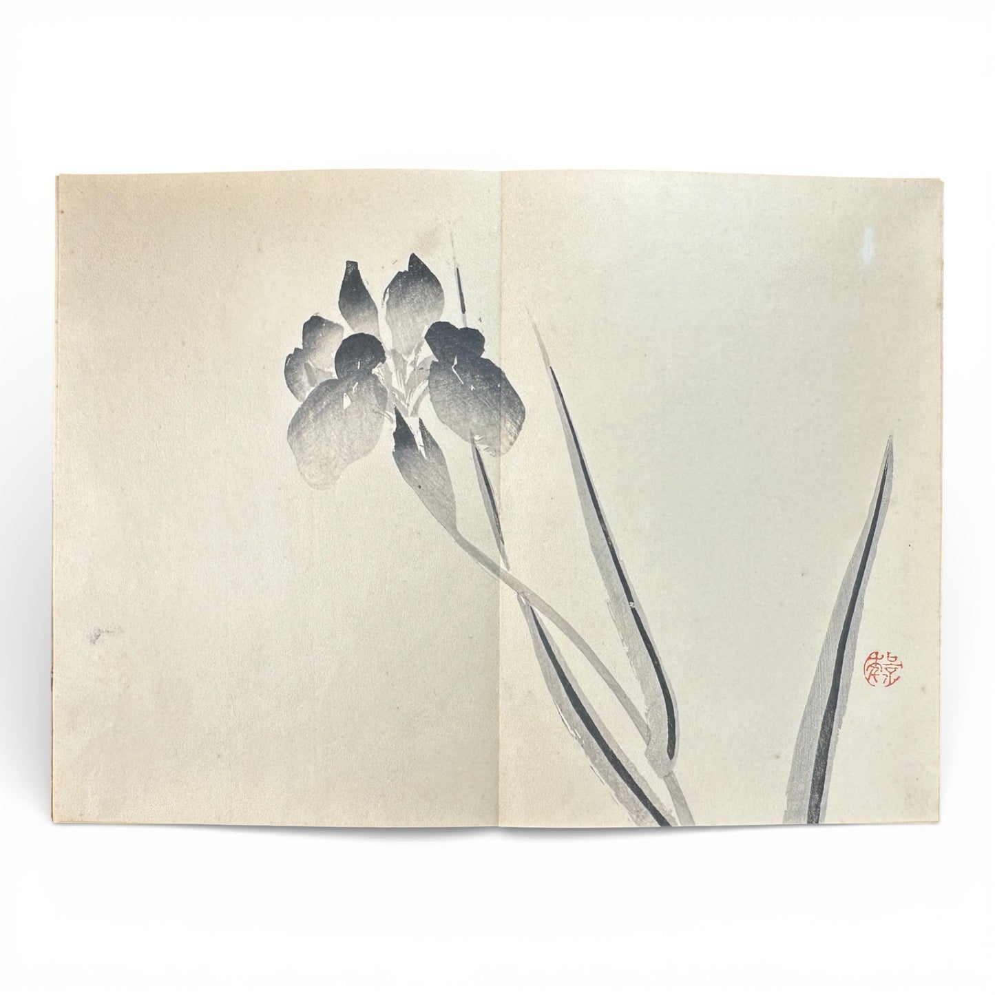 Keinen Shūgachō Vol. 2 – Antique Japanese Painting Album, Meiji 39 (1906), Ministry of Education Approved - B195
