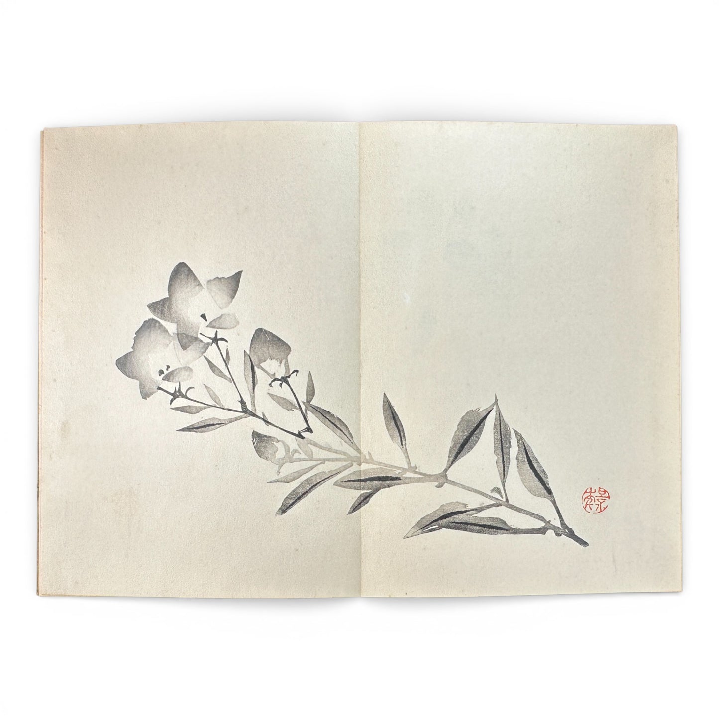 Keinen Shūgachō Vol. 2 – Antique Japanese Painting Album, Meiji 39 (1906), Ministry of Education Approved - B195