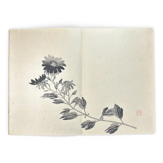 Keinen Shūgachō Vol. 2 – Antique Japanese Painting Album, Meiji 39 (1906), Ministry of Education Approved - B195