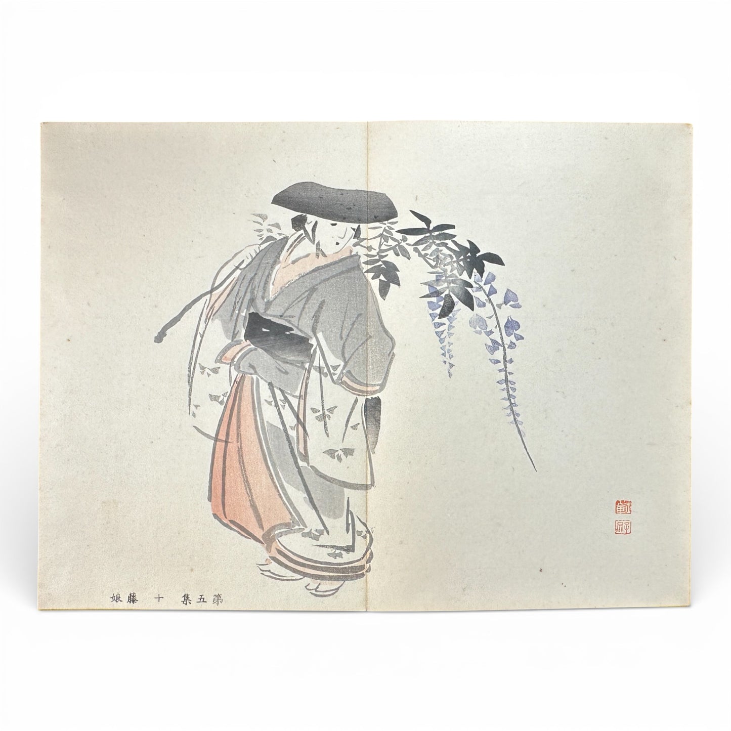 Shūsho Hyakudai Vol. 5 – Antique Japanese Painting Album, Meiji Period Art Study Book - B197