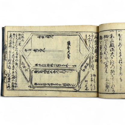 万寶全書 (Manpō Zensho) – Edo Period Japanese Woodblock Book – Illustrated Ceramics & Scholar Objects Reference – Rare Antique-B22
