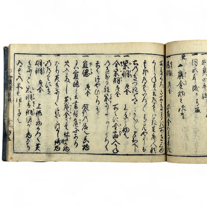 万寶全書 (Manpō Zensho) – Edo Period Japanese Woodblock Book – Illustrated Ceramics & Scholar Objects Reference – Rare Antique-B22