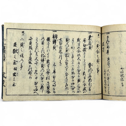 万寶全書 (Manpō Zensho) – Edo Period Japanese Woodblock Book – Illustrated Ceramics & Scholar Objects Reference – Rare Antique-B22
