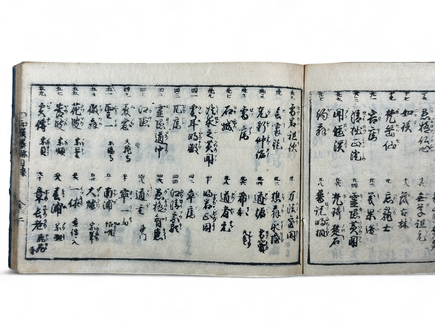 古今和漢萬寶全書 (Kokin Wakan Manpō Zensho) – Edo Period Japanese Woodblock Book – Illustrated Calligraphy & Seal Reference – Scholar Tools – Rare Antique-B24