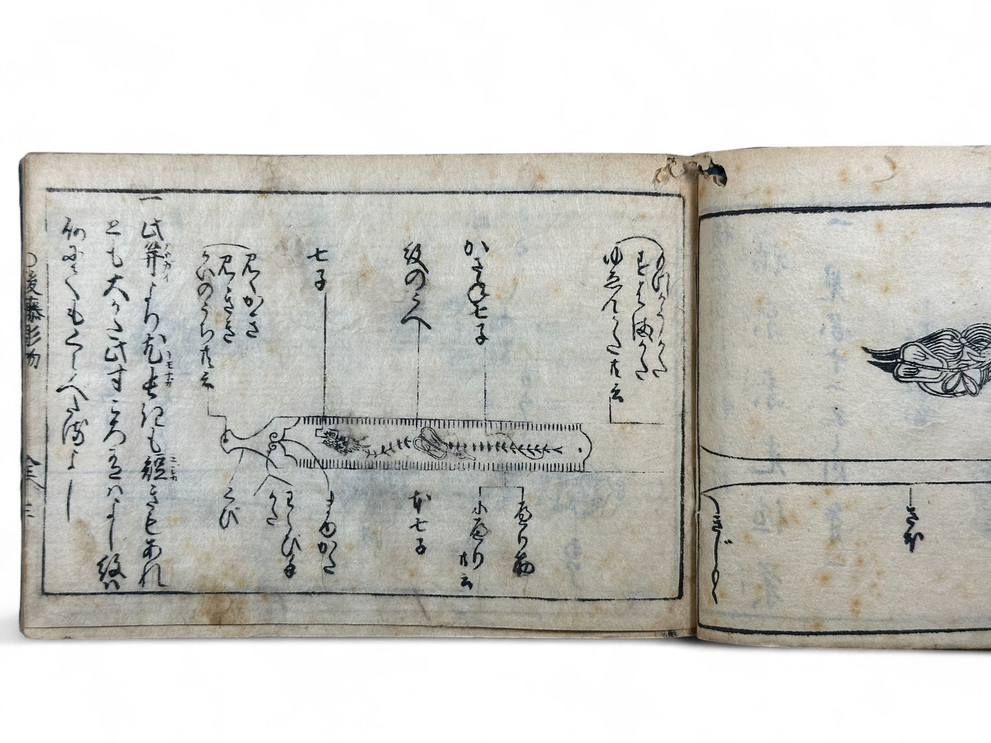 古今和漢萬寶全書 (Kokin Wakan Manpō Zensho) – Edo Period Japanese Woodblock Book – Metalwork & Crest Designs (Kamon) – Decorative Arts Encyclopedia – Rare Antique-B25