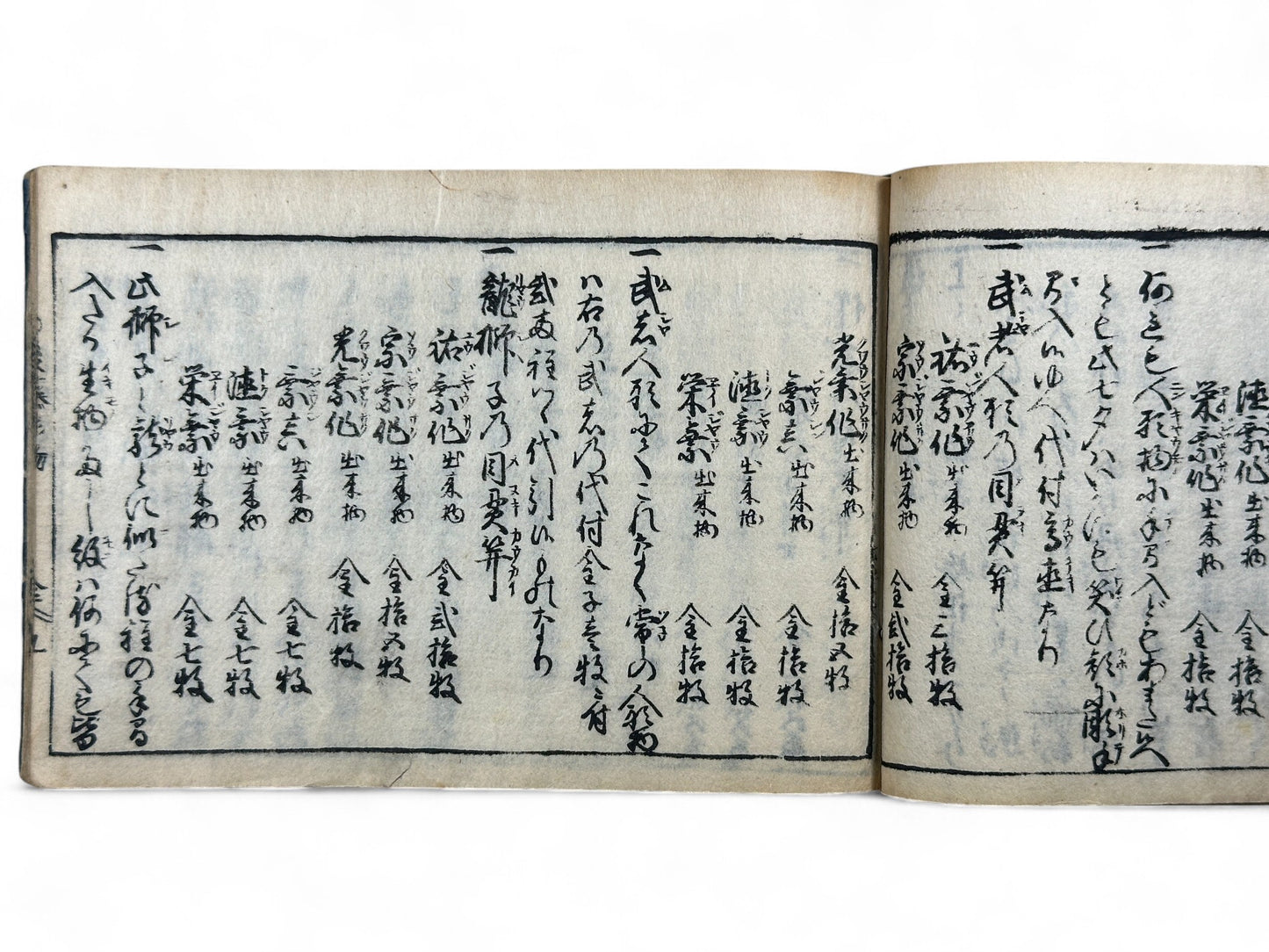 古今和漢萬寶全書 (Kokin Wakan Manpō Zensho) – Edo Period Japanese Woodblock Book – Metalwork & Crest Designs (Kamon) – Decorative Arts Encyclopedia – Rare Antique-B25