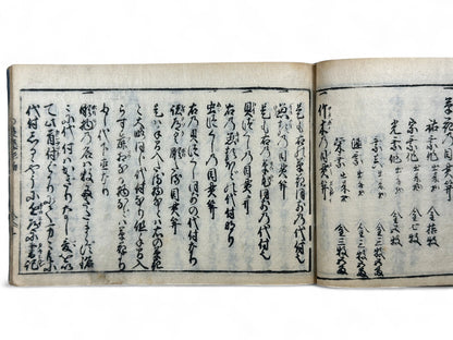 古今和漢萬寶全書 (Kokin Wakan Manpō Zensho) – Edo Period Japanese Woodblock Book – Metalwork & Crest Designs (Kamon) – Decorative Arts Encyclopedia – Rare Antique-B25