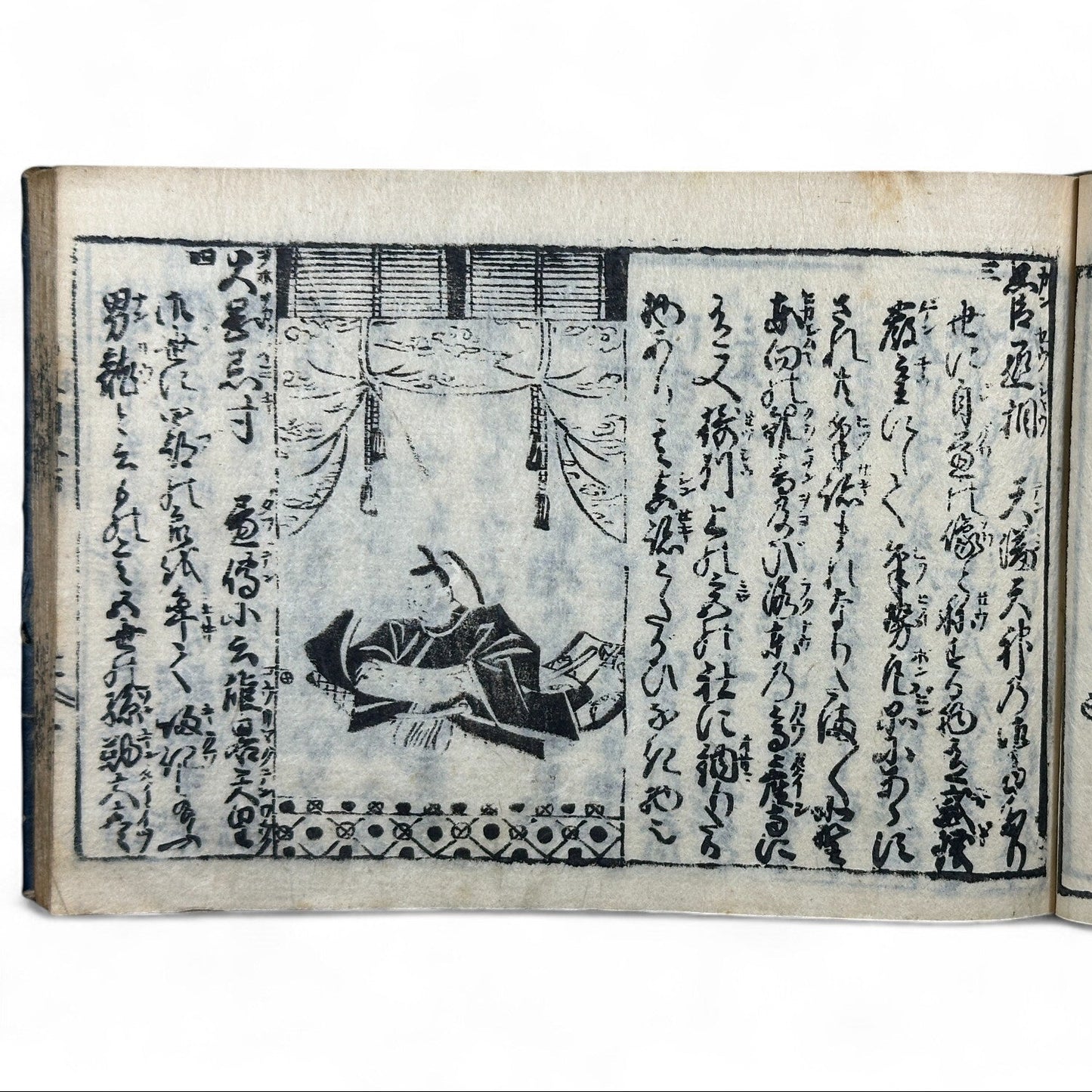 古今和漢萬寶全書 (Kokin Wakan Manpō Zensho) – Edo Period Japanese Woodblock Book – Illustrated Portraits & Legendary Figures – Historical Encyclopedia – Rare Antique-B26