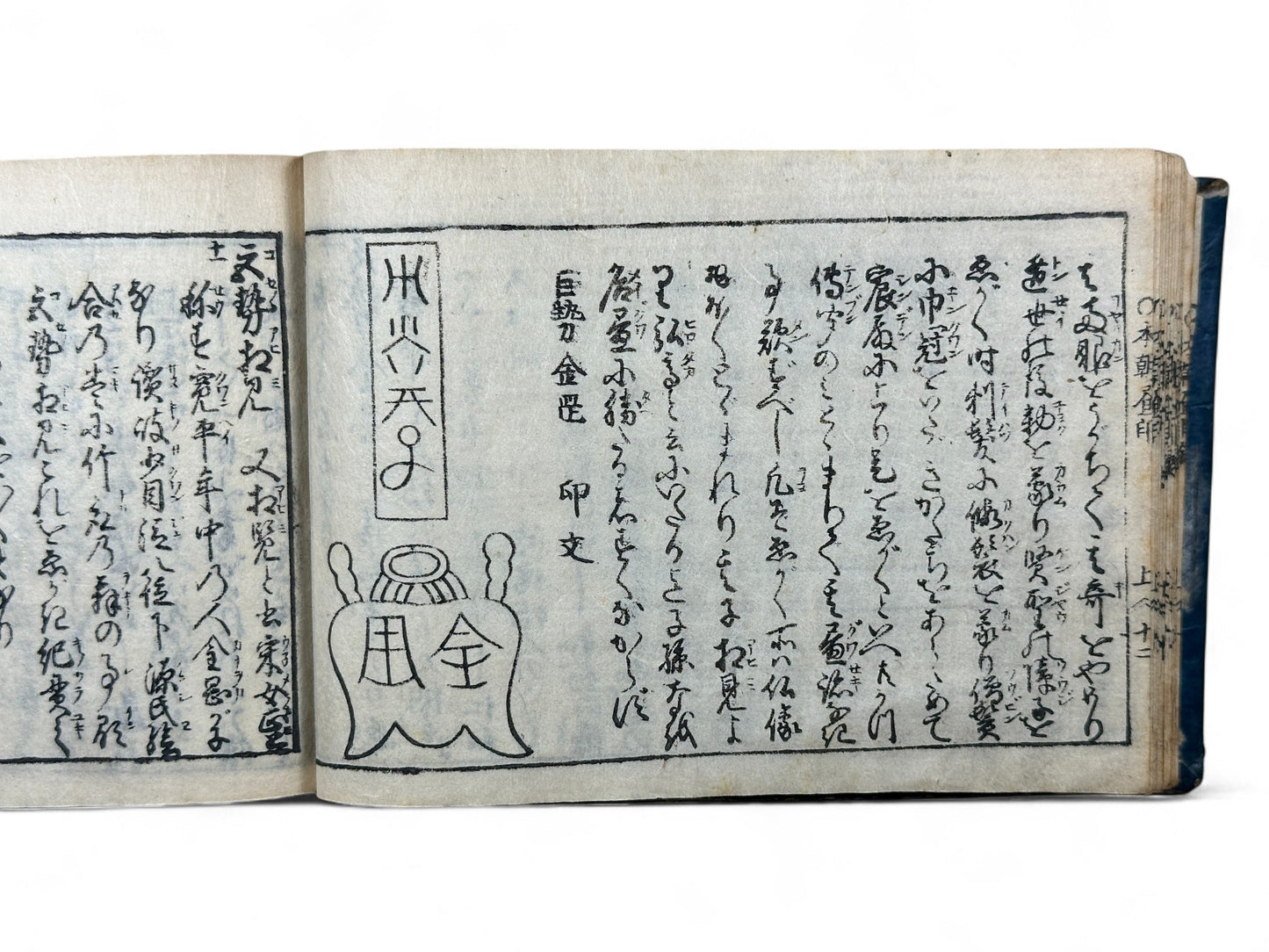 古今和漢萬寶全書 (Kokin Wakan Manpō Zensho) – Edo Period Japanese Woodblock Book – Illustrated Portraits & Legendary Figures – Historical Encyclopedia – Rare Antique-B26