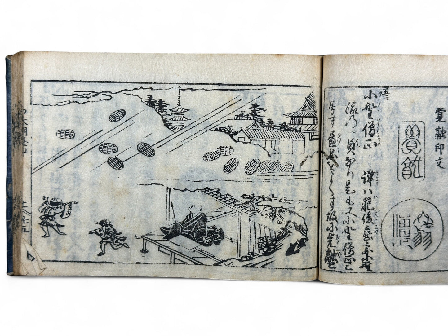 古今和漢萬寶全書 (Kokin Wakan Manpō Zensho) – Edo Period Japanese Woodblock Book – Illustrated Portraits & Legendary Figures – Historical Encyclopedia – Rare Antique-B26