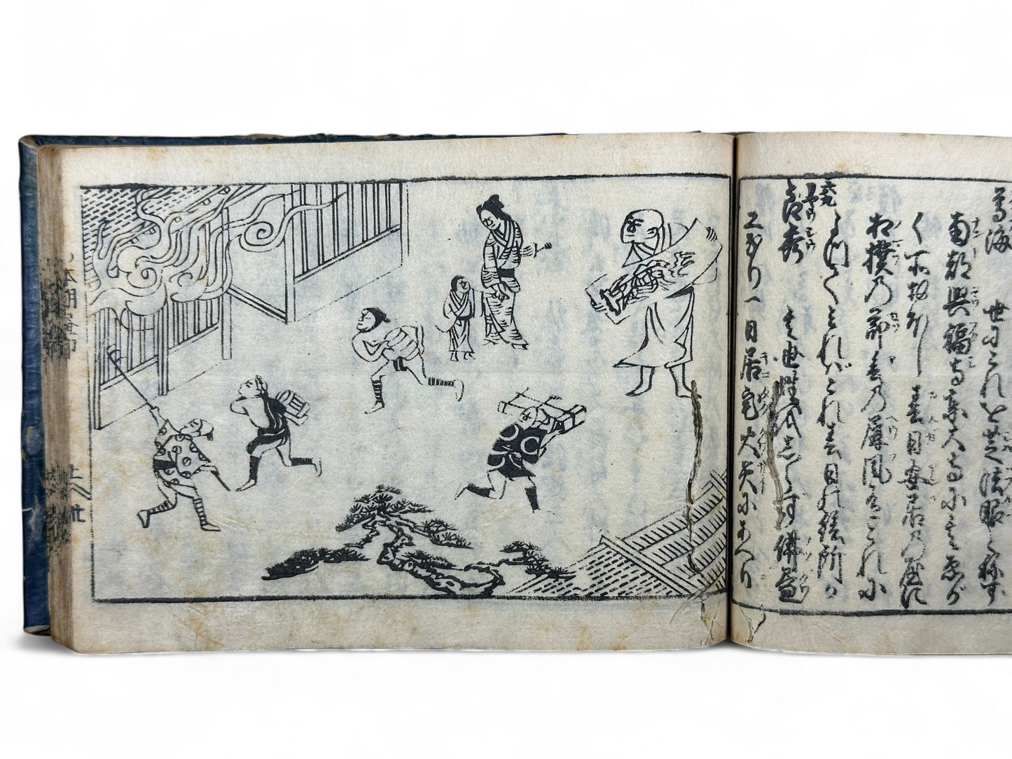 古今和漢萬寶全書 (Kokin Wakan Manpō Zensho) – Edo Period Japanese Woodblock Book – Illustrated Portraits & Legendary Figures – Historical Encyclopedia – Rare Antique-B26