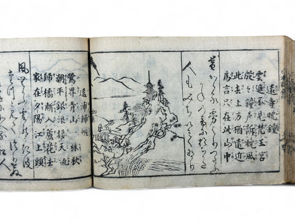 古今和漢萬寶全書 (Kokin Wakan Manpō Zensho) – Edo Period Japanese Woodblock Book – Illustrated Portraits & Legendary Figures – Historical Encyclopedia – Rare Antique-B26