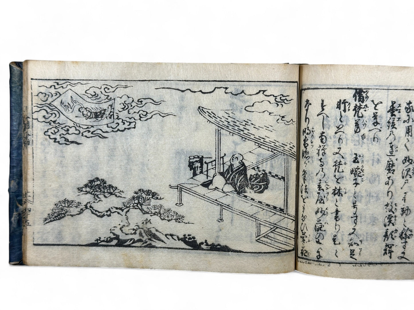 古今和漢萬寶全書 (Kokin Wakan Manpō Zensho) – Edo Period Japanese Woodblock Book – Illustrated Portraits & Legendary Figures – Historical Encyclopedia – Rare Antique-B26