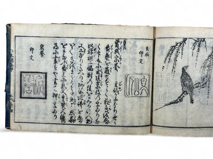 古今和漢萬寶全書 (Kokin Wakan Manpō Zensho) – Edo Period Japanese Woodblock Book – Illustrated Portraits & Legendary Figures – Historical Encyclopedia – Rare Antique-B26
