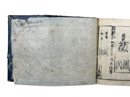 古今和漢萬寶全書 (Kokin Wakan Manpō Zensho) – Edo Period Japanese Woodblock Book – Illustrated Portraits & Legendary Figures – Historical Encyclopedia – Rare Antique-B26