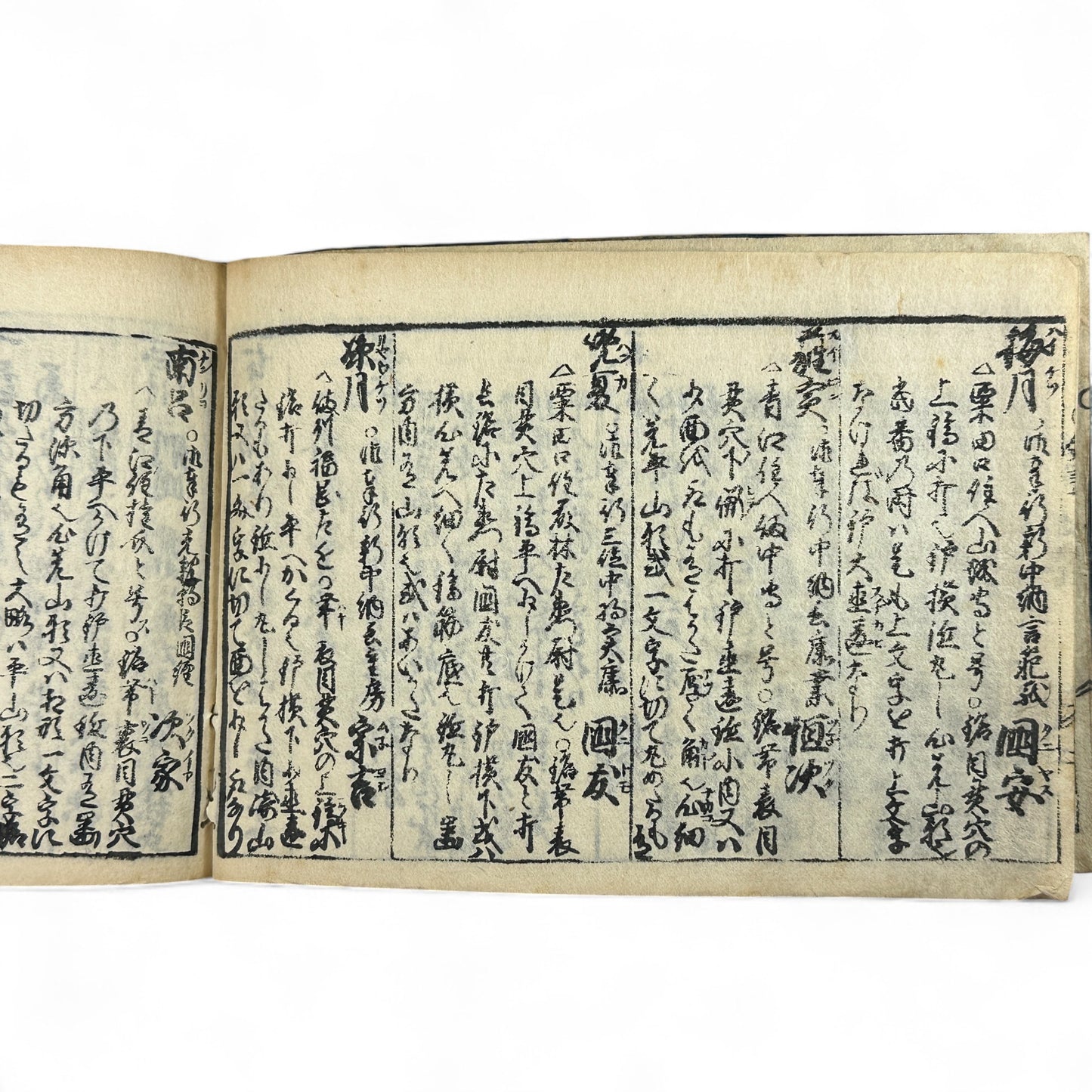 古今鍛冶系図大全 (Kokon Kaji Keizu Taizen) – Edo Period Japanese Swordsmith Genealogy Book – Katana Lineages & Blade Illustrations – Antique Woodblock Print-B28