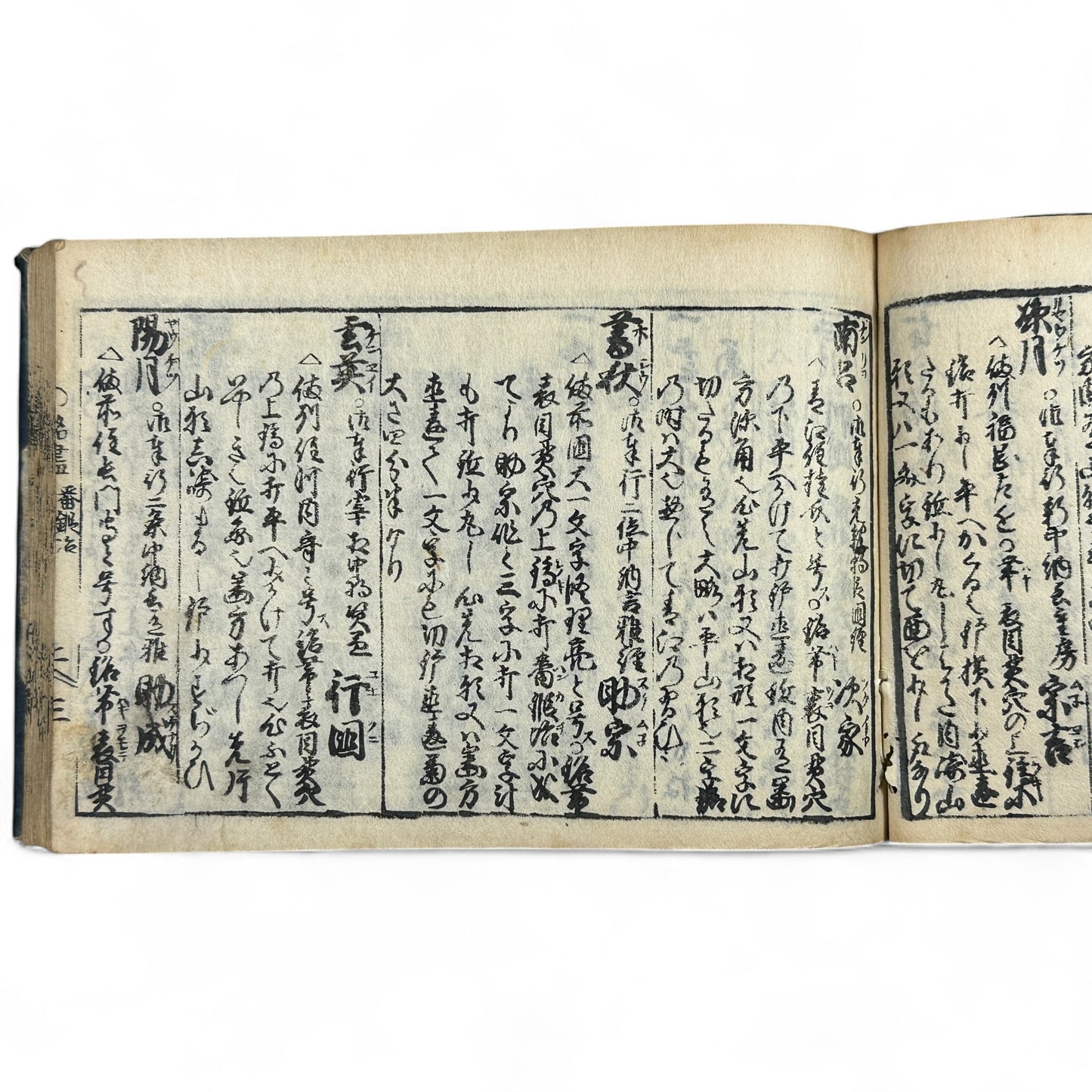 古今鍛冶系図大全 (Kokon Kaji Keizu Taizen) – Edo Period Japanese Swordsmith Genealogy Book – Katana Lineages & Blade Illustrations – Antique Woodblock Print-B28