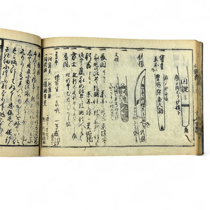 古今鍛冶系図大全 (Kokon Kajikeizu Taizen) – Edo Period Swordsmith Genealogy Book – Japanese Katana History – Woodblock Print Antique-B27