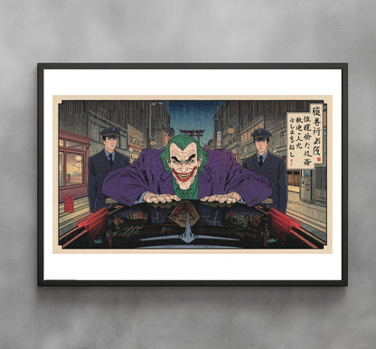 Sato Hageshi - Neon Night, Crooked Smile - Signed and numbered 5/10