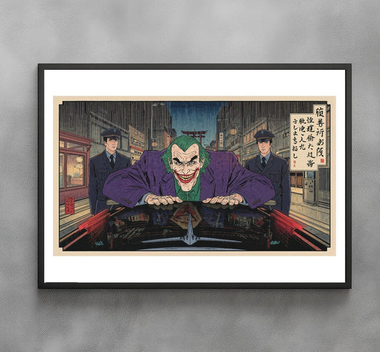 Sato Hageshi - Neon Night, Crooked Smile - Signed and numbered 5/10