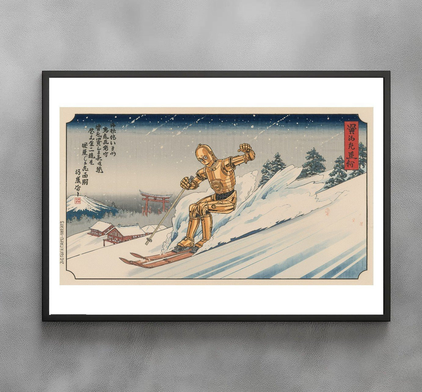 Sato Hageshi - Winter Descent - Signed and numbered 2/10