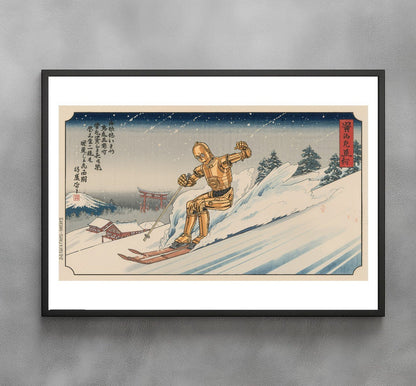 Sato Hageshi - Winter Descent - Signed and numbered 2/10