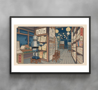 Sato Hageshi - The Little Librarian - Signed and numbered 2/10