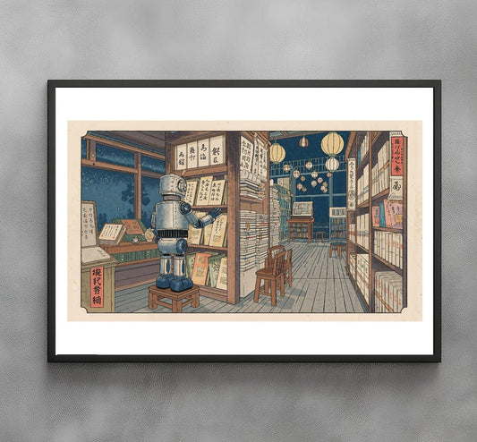 Sato Hageshi - The Little Librarian - Signed and numbered 2/10
