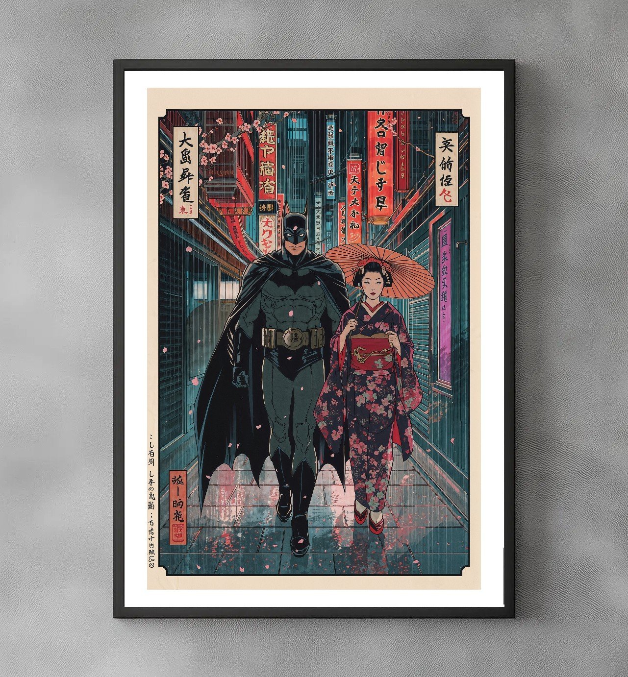 Sato Hageshi - Neo Ukiyo-e Protector - Signed and numbered 8/10