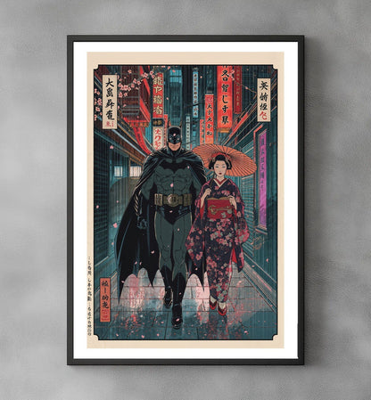 Sato Hageshi - Neo Ukiyo-e Protector - Signed and numbered 8/10