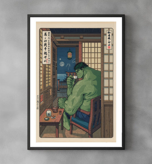 Sato Hageshi - Calm After Rage - Hulk - Signed and numbered 3/10