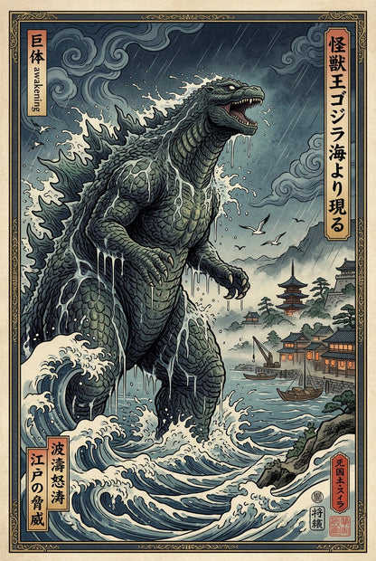 Sato Hageshi - King of the Deep - Signed and Numbered 4/10