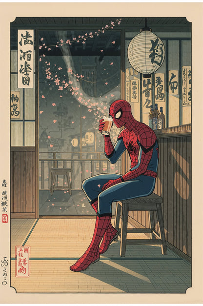 Sato Hageshi - Masked Traveler - Signed and numbered 3/10