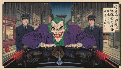 Sato Hageshi - Neon Night, Crooked Smile - Signed and numbered 5/10