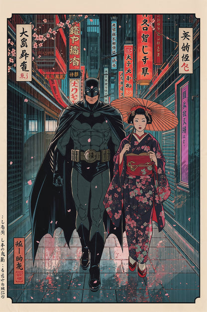 Sato Hageshi - Neo Ukiyo-e Protector - Signed and numbered 8/10