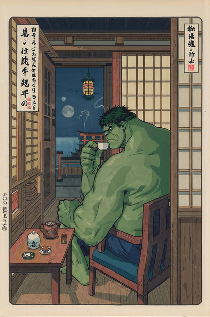 Sato Hageshi - Calm After Rage - Signed and numbered 1/10